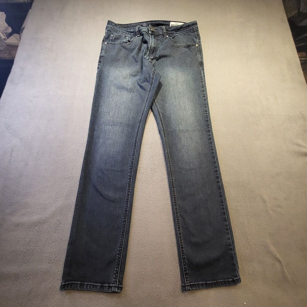 Buffalo David Bitton Jeans Men's 31x30 Blue Axel Slim Stretch Denim Distressed